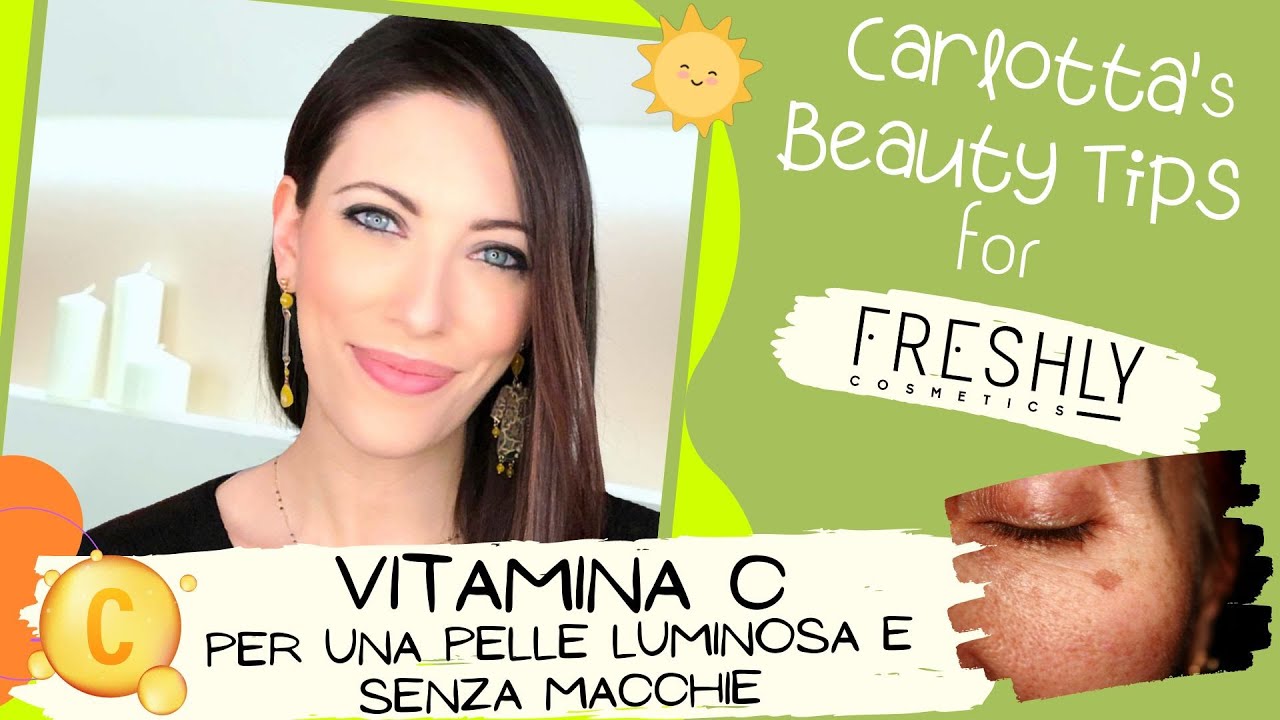 Vitamina C per una pelle luminosa e senza macchie, anche contro i danni del sole