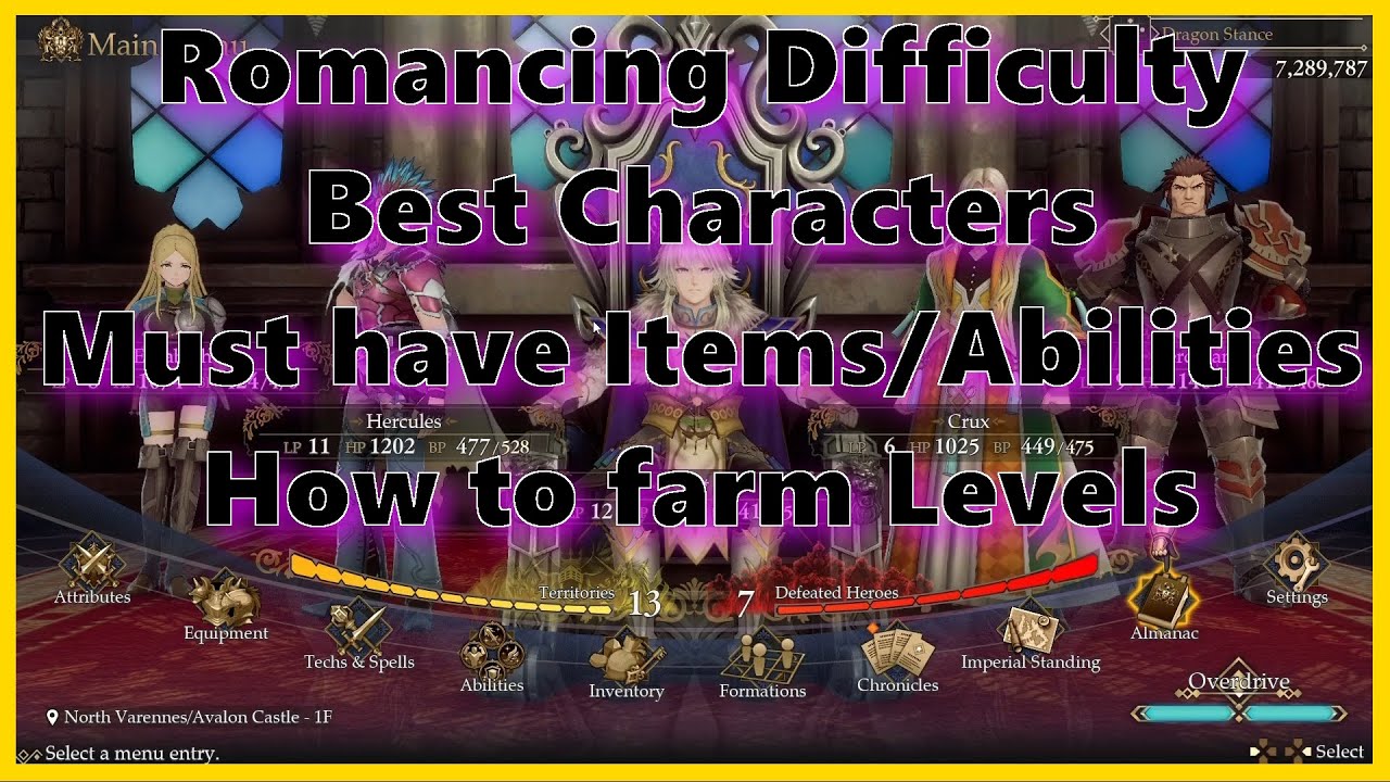 Romancing Saga 2 - Best Characters/Equipment to prepare for Romancing Difficulty