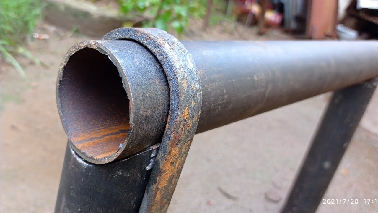Genius idea Of Round Pipe Fitting // Round Pipe Working