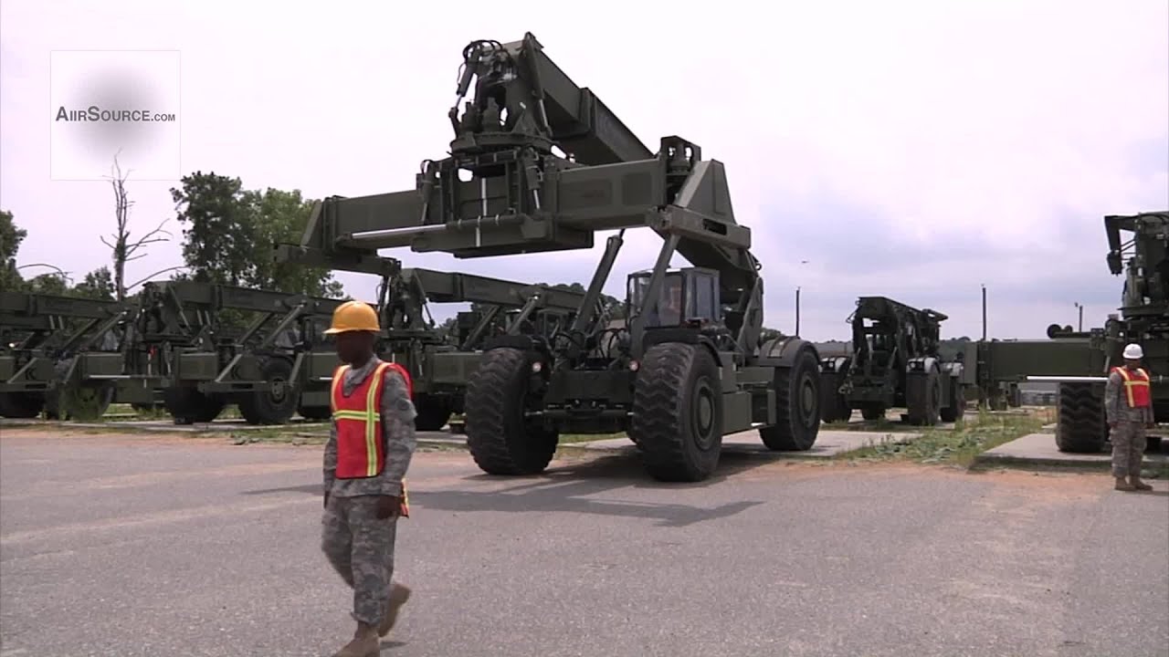 U.S. Army Kalmar RT240 - Rough Terrain Container Handler