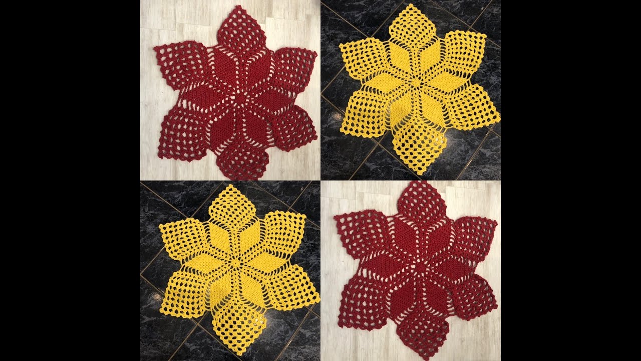 Tapis au crochet @Alextitia Tuto Crochet