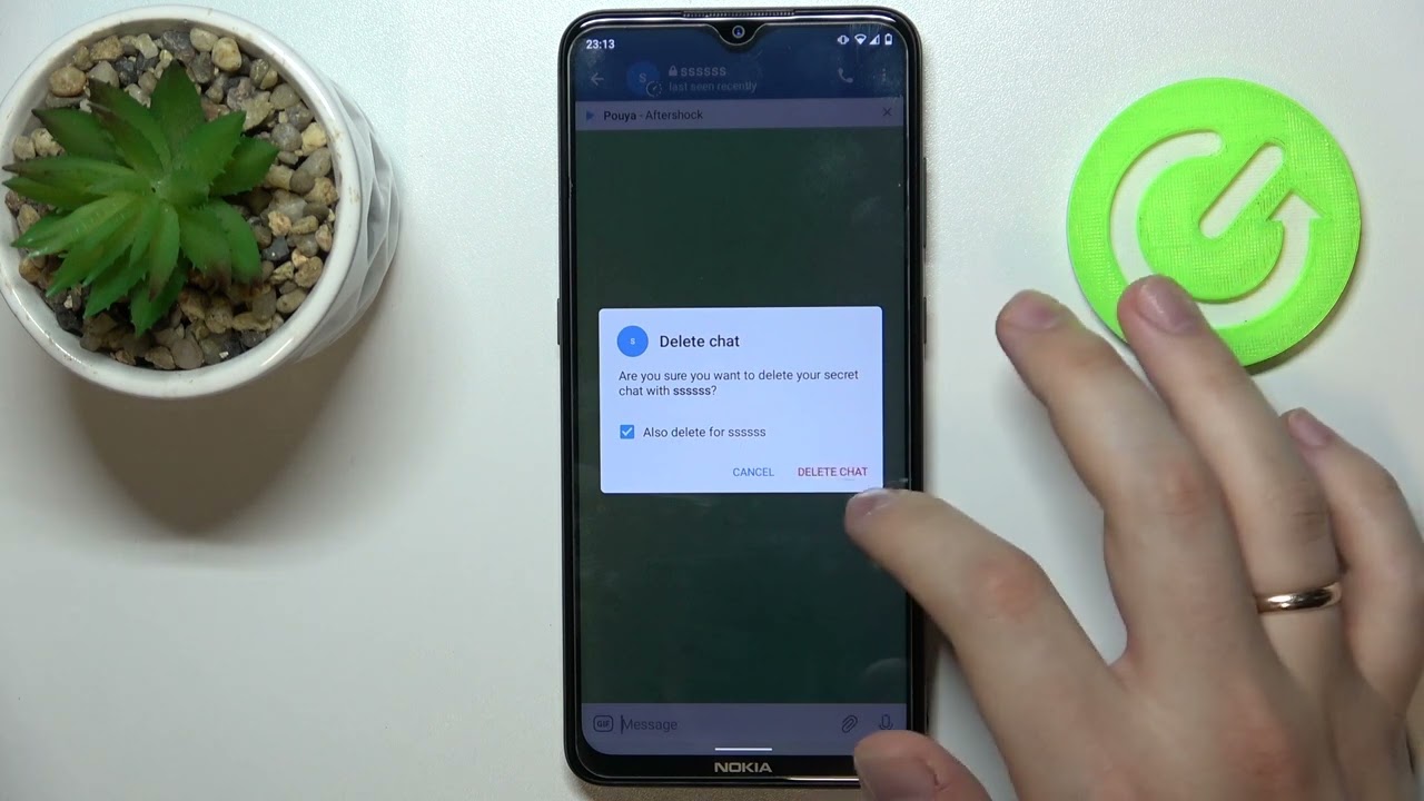 Как удалить секретный чат в Telegram