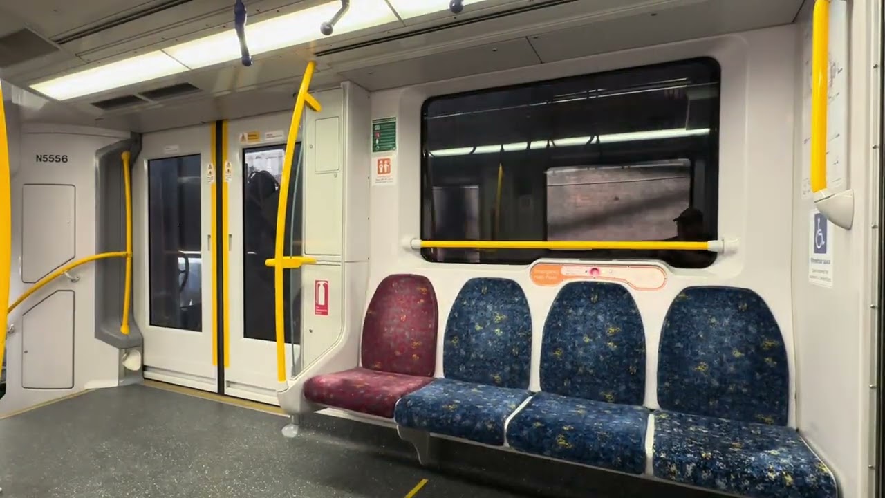 Onboard Waratah train A56 Departing Central platform 18.  12th July 2025.
