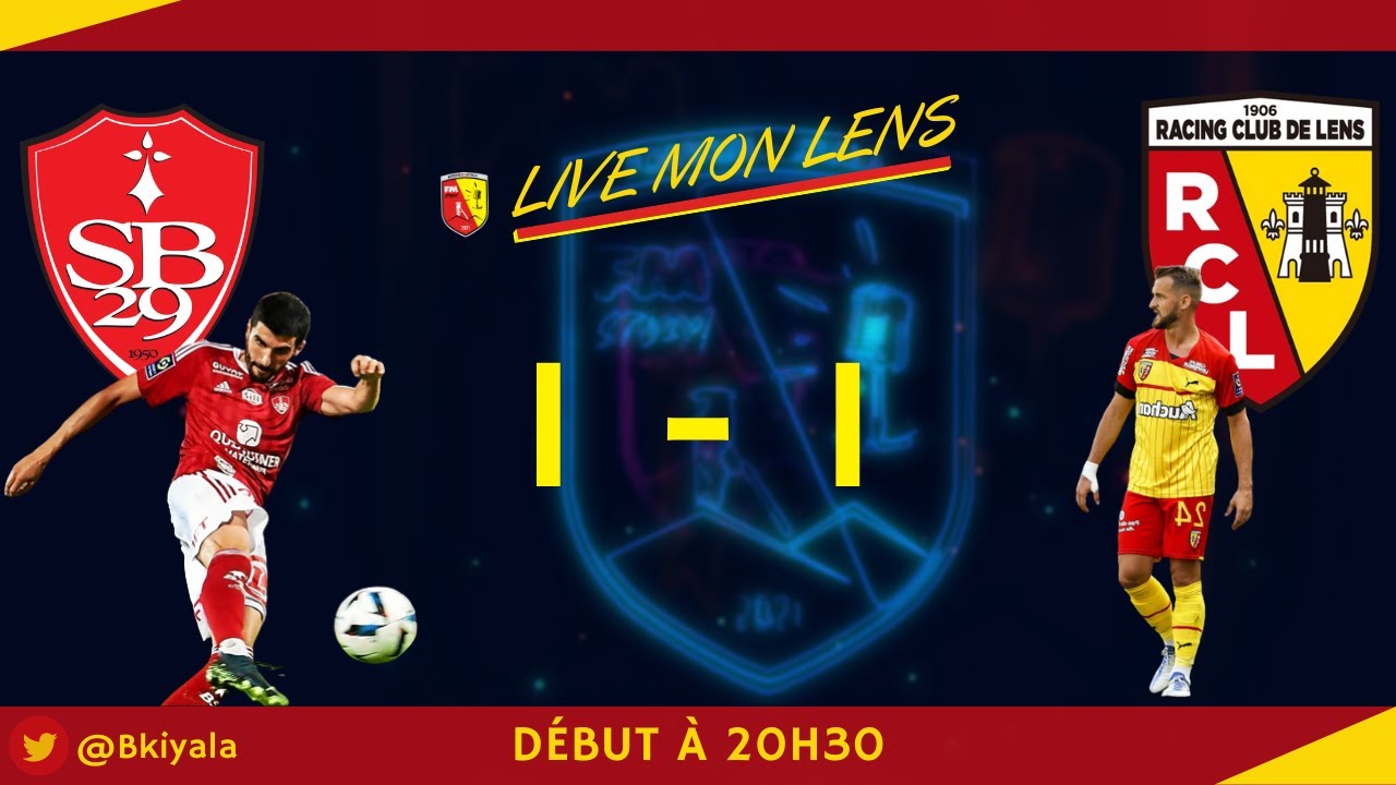 ⚽🔴Live Mon Lens S02 : Brest - Lens🟡