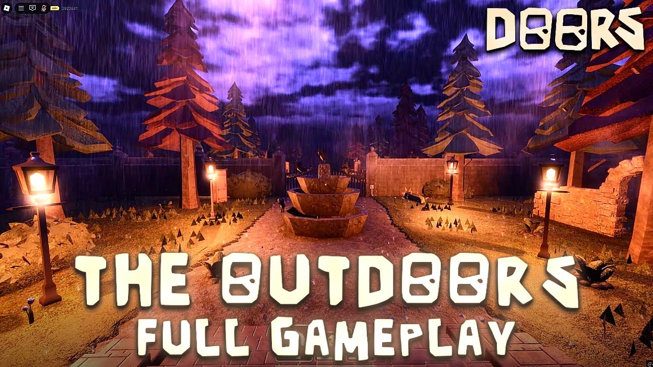 I Tried DOORS New OUTDOORS SUBFLOOR Fanmade Game in Roblox | Doors The Outdoors Full Gameplay