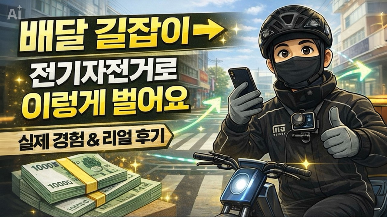 전기자전거 배달 현실… 이렇게 벌어요 (주의사항까지!)