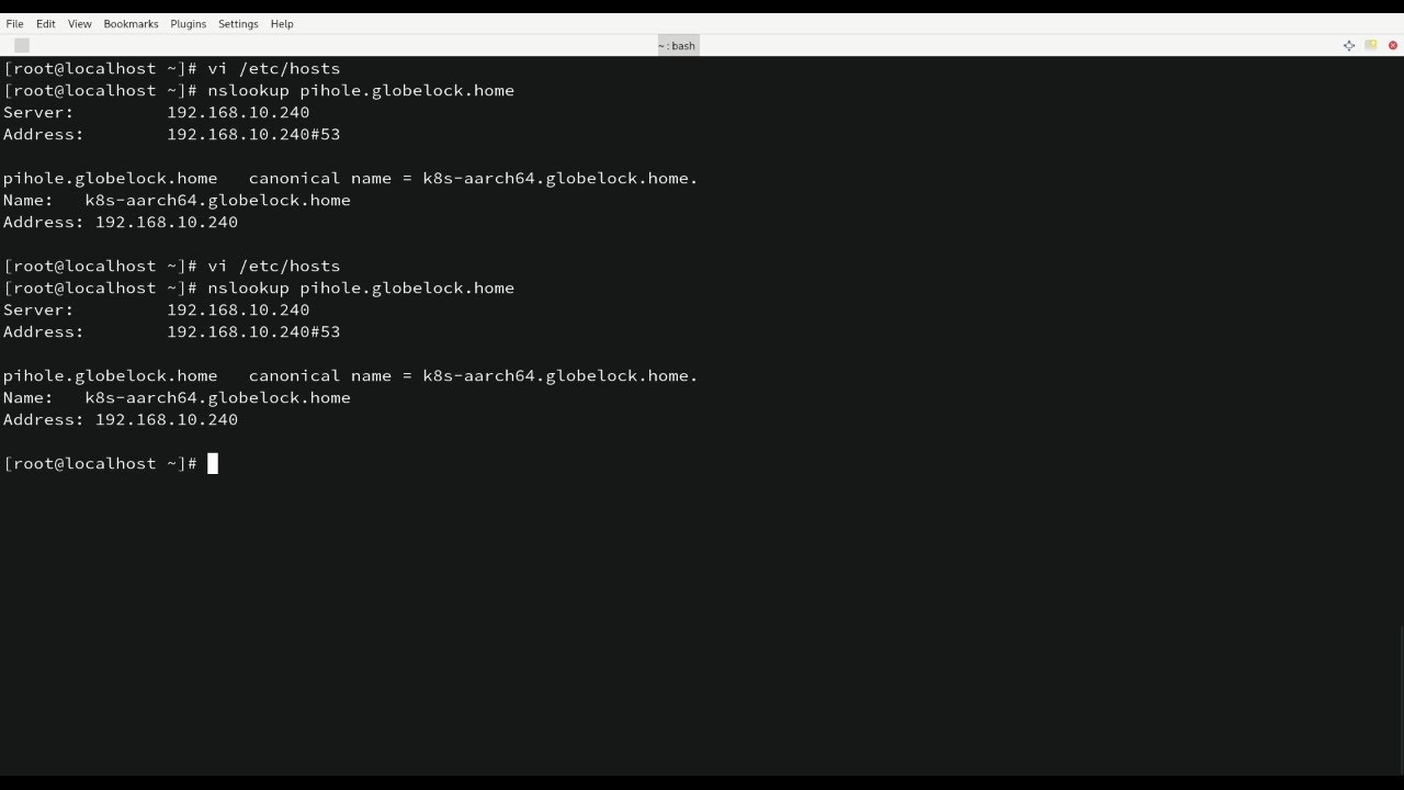 UDM and kubernetes ingress DNS using pihole