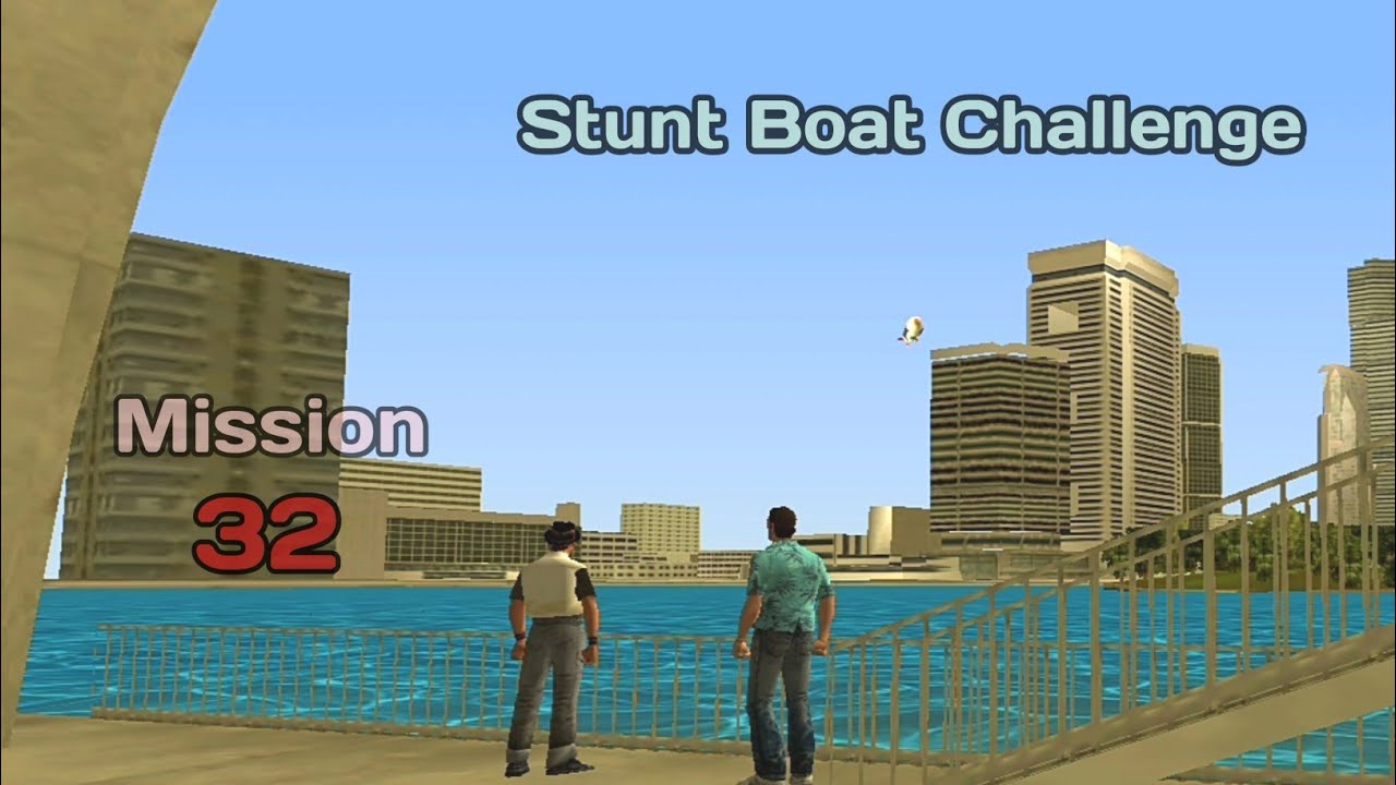 Gta Vice City | Stunt Boat Challenge | Mission No 32 | Sagar Gaming 094