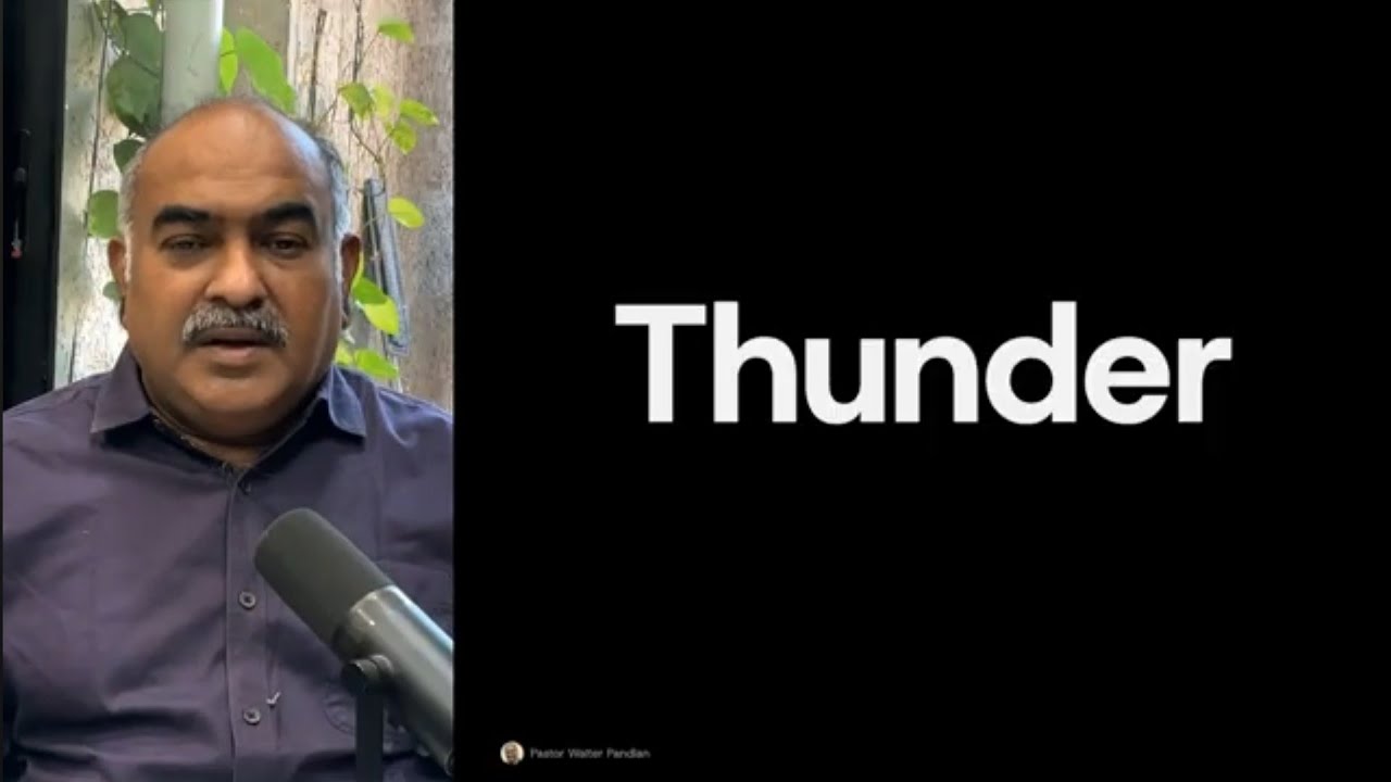 Thunder Part 1 | Tamil - Hindi | Bro. Walter Pandian