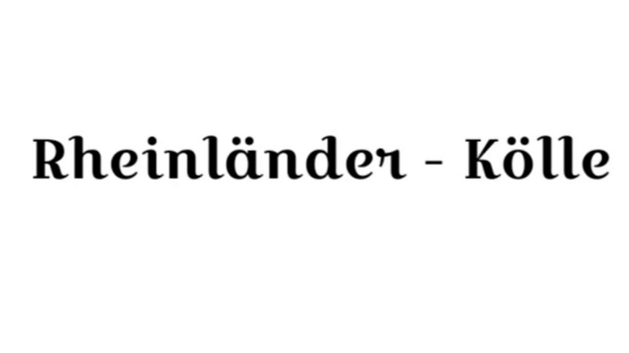 Rheinl&auml;nder - K&ouml;lle (+ Subtitle texts/Liedtext)