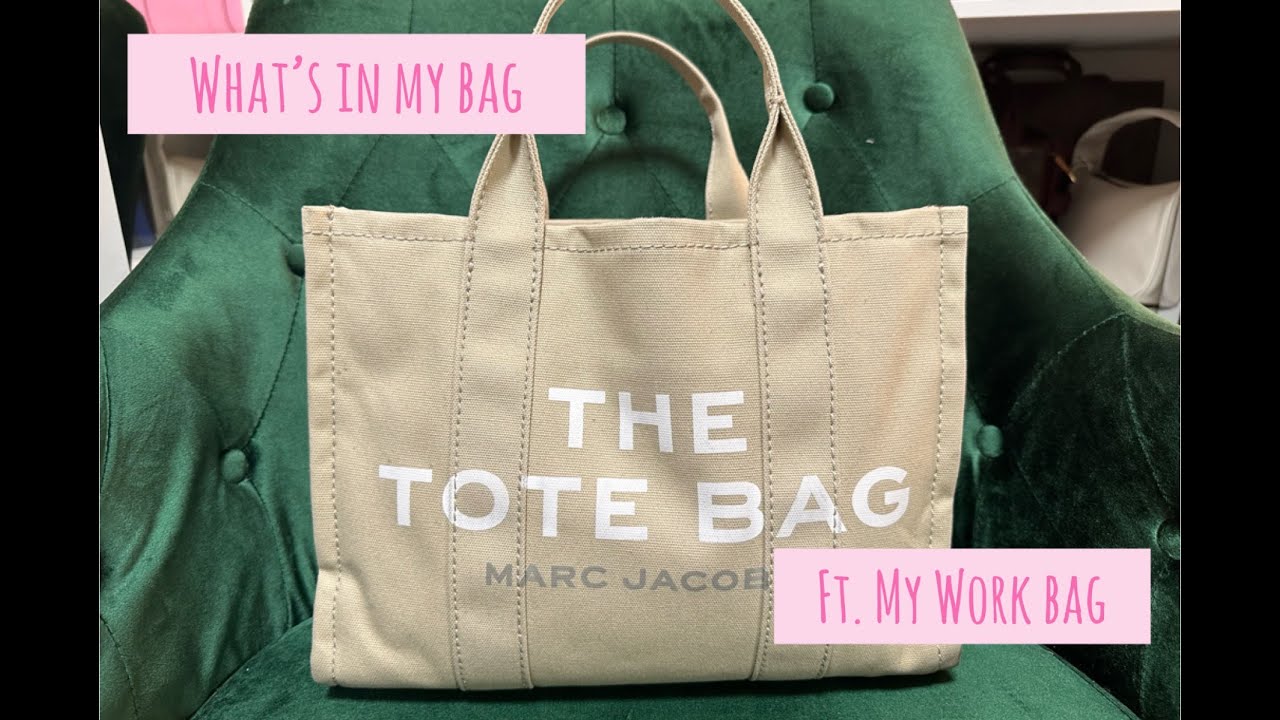 What's in my bag | Marc Jacobs The Tote Bag Medium Canvas Beige