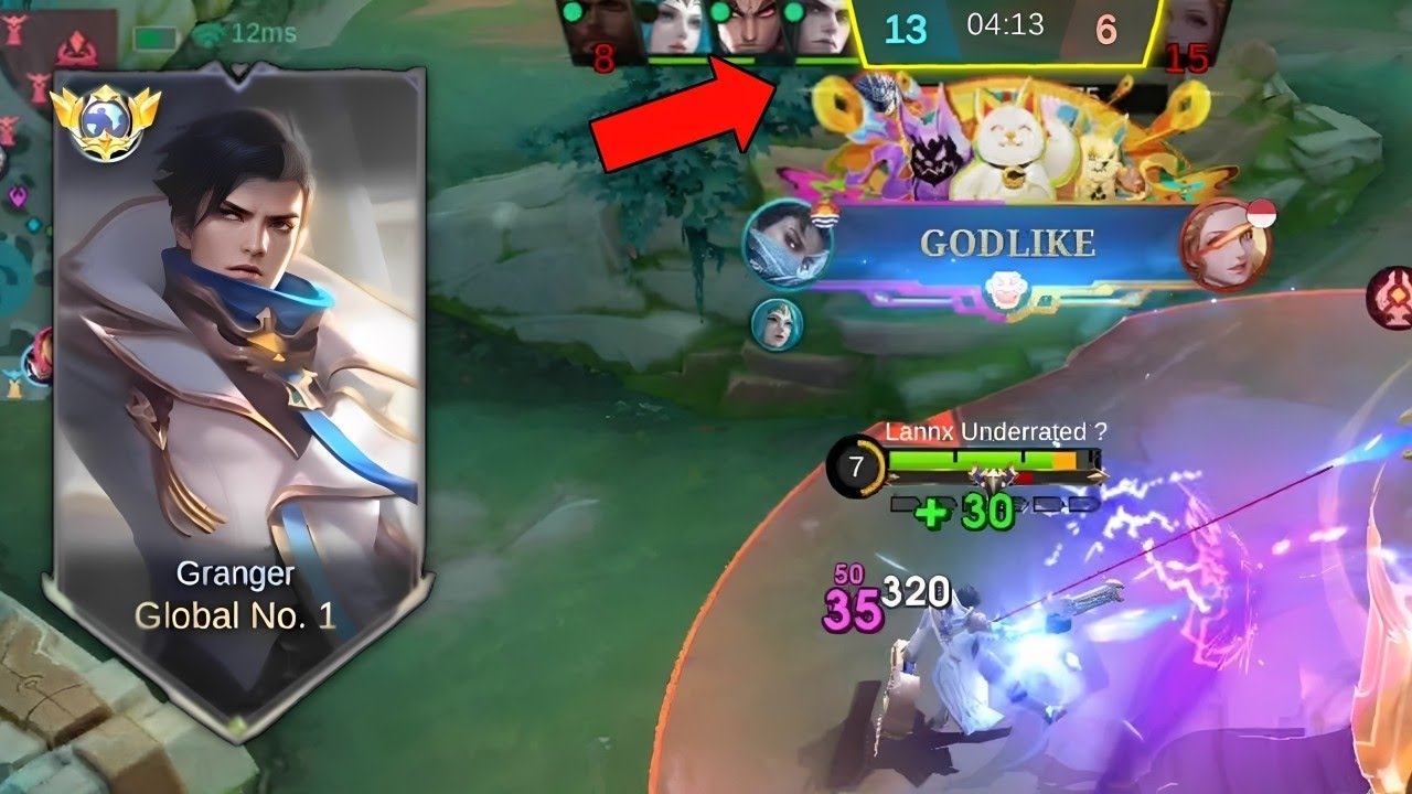 4 MINUTES GET GODLIKE ! GRANGER NO MERCY DAMAGE BUILD AND GET 20+ KILLS 🔥( NO EDIT GAMEPLAY) - MLBB