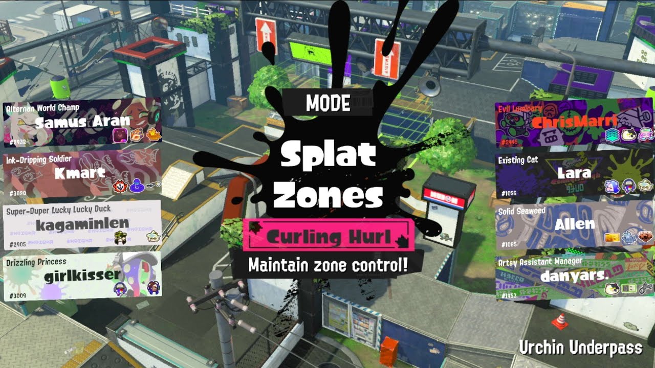 Splatoon 3 - [Curling Hurl] [Challenge #3]  - [Splat Zones #33]