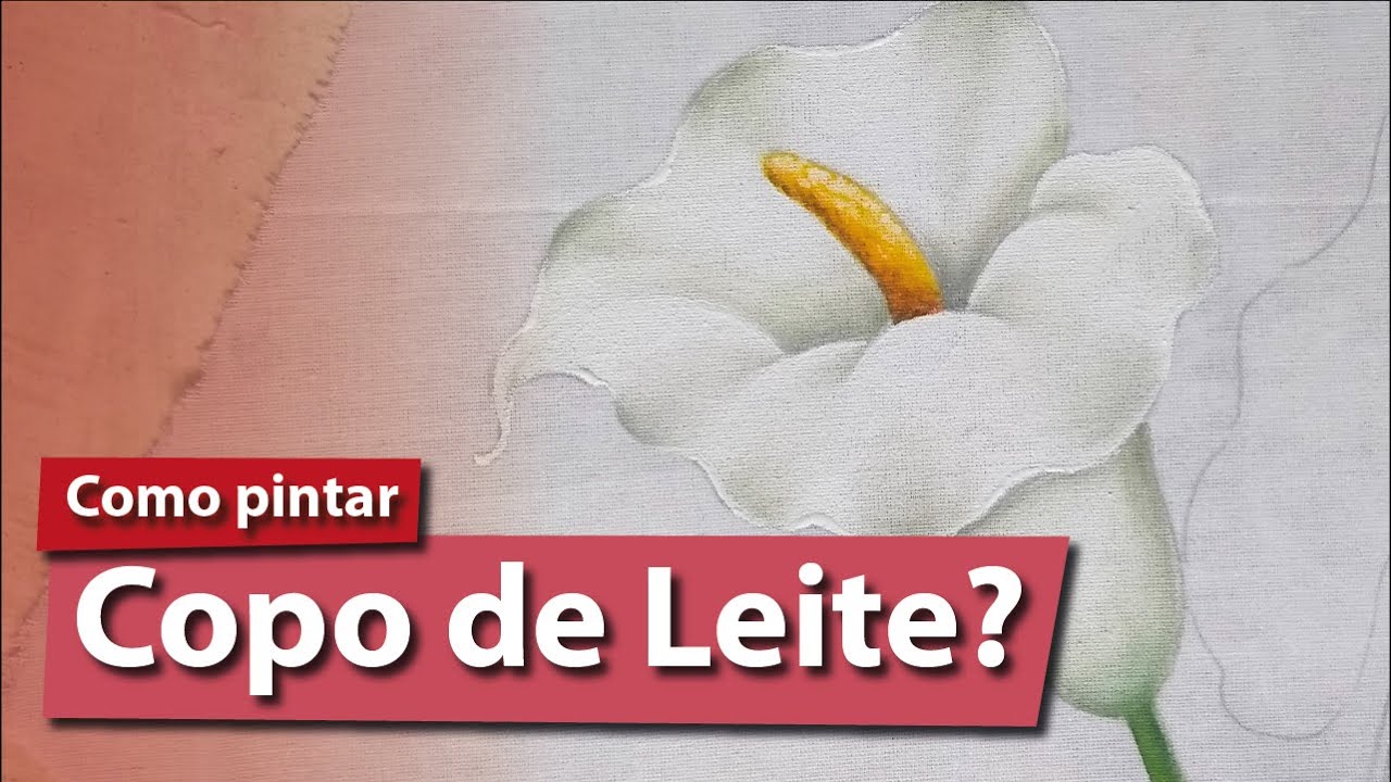 Como pintar Copo de Leite (Detalhe 30)