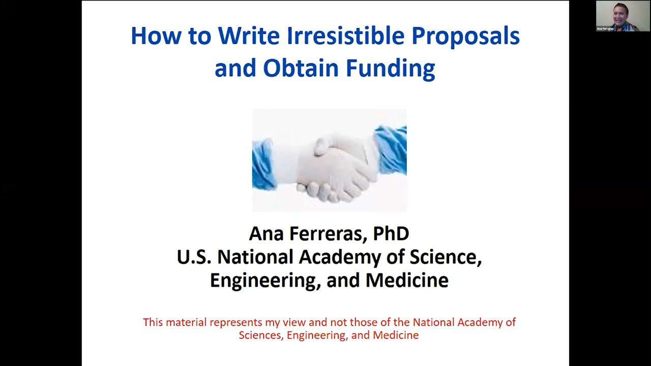 2021 USNC-URSI NRSM Tutorial | Successful Proposal Writing for Sustainable and Impactful Research