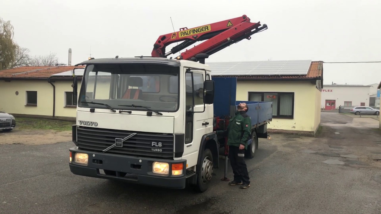 Lkw Volvo FL6-11 Pritsche mit Ladekran Palfinger PK5800 A