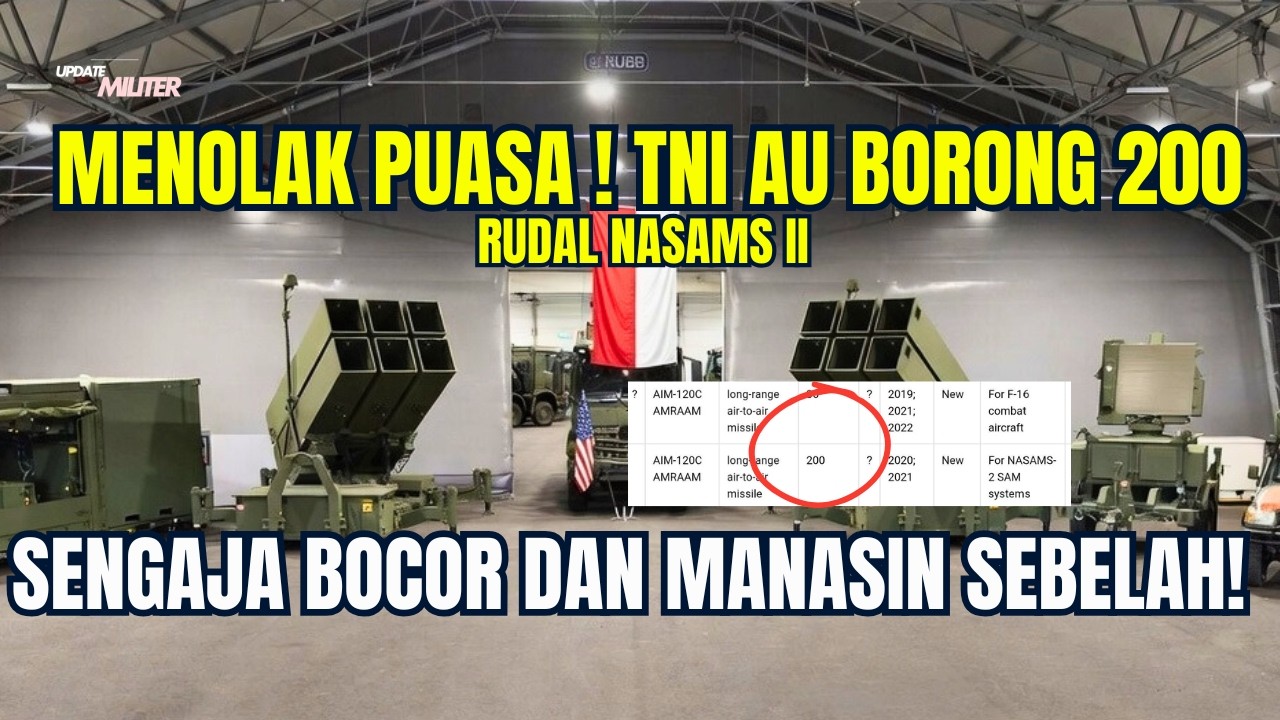 TERBONGKAR! Indonesia Beli 200 AIM 120C untuk NASAMS, Disembunyikan di Mana