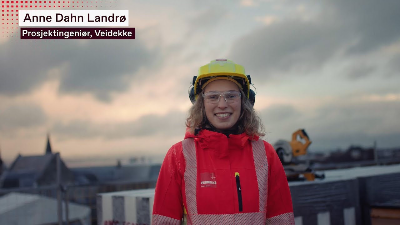 Anne, prosjektingeniør i Veidekke Bygg