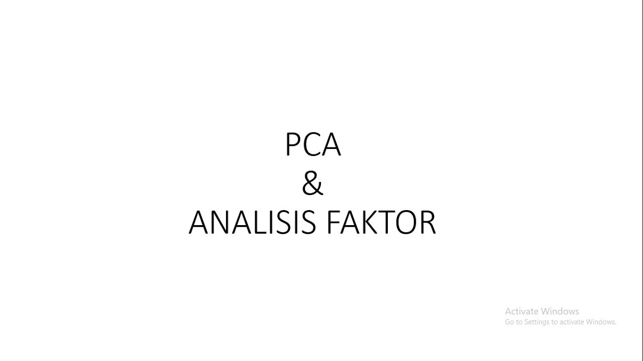 ANALISIS FAKTOR & REGRESI KOMPONEN UTAMA (DENGAN SPSS) || ANALISIS DATA FINANSIAL