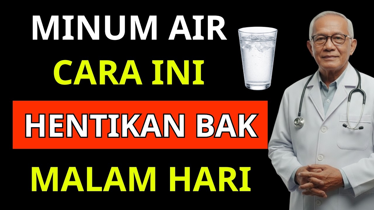 DOKTER UROLOGI UNGKAP: Cara Minum Air Agar Tidak Terbangun Tengah Malam