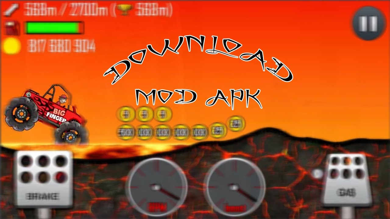 Hill climbing Racing Apk Mod with Gameplay