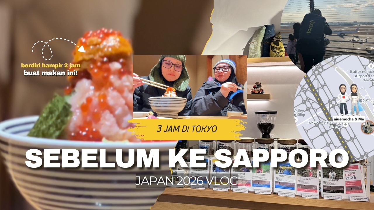 3 jam di Tokyo, Ngapain Aja?| Japan Vlog 2026