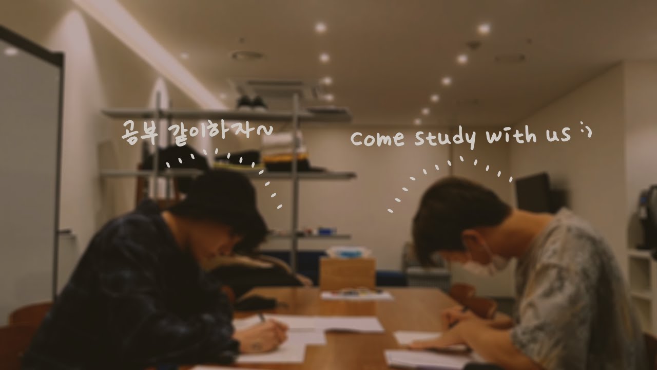 ☾ [ BTS ASMR ] study w/ namkook at a chill cafe in seoul [ w/ soft bgm from their playlists ] ✧・ﾟ:*