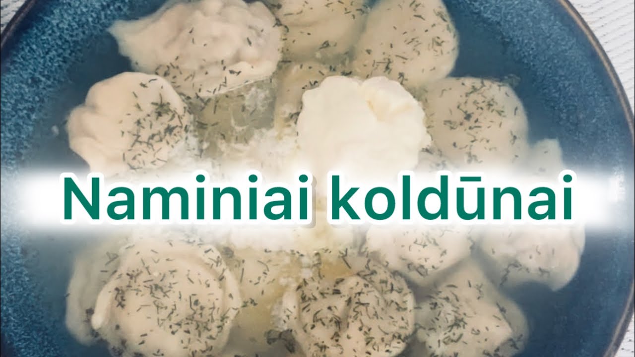 Naminiai koldūnai, labai paprasta ir lengva