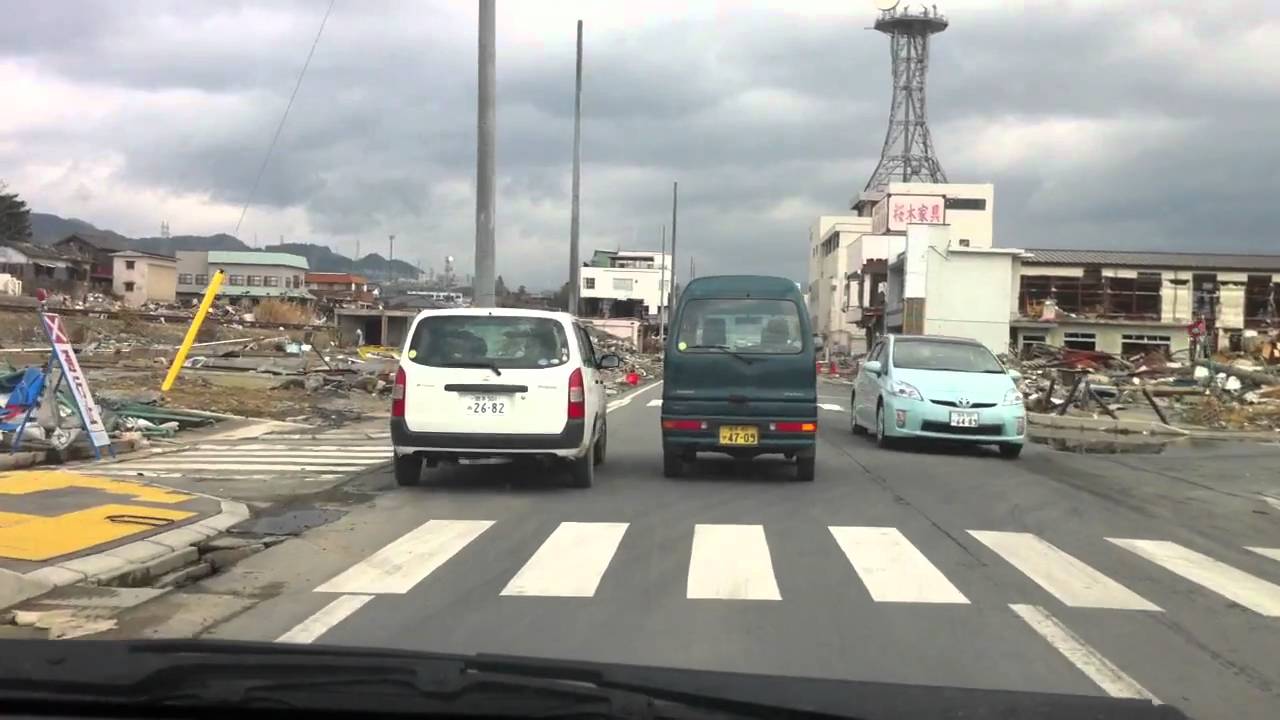 盛駅前～大船渡　3.11東日本大震災　大津波後の記録　2011/05/04