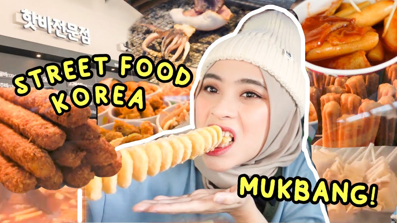 MUKBANG STREET FOOD KOREA DI TEMPAT ISTIRAHAT JALAN TOL 🤣🔥 ADA SQUID GAME 🦑🤣 ENAK2 BANGET!!!