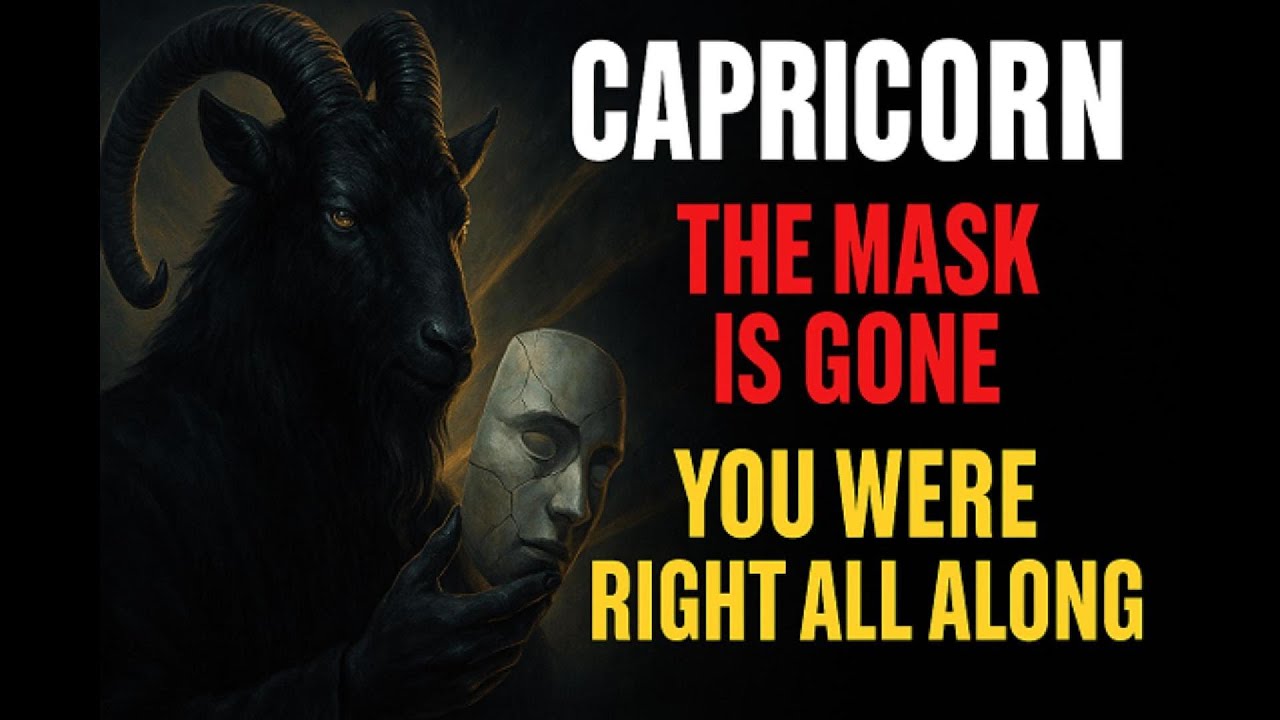 CAPRICORN ♑ THE TRUTH IS OUT — AND IT’S EXACTLY WHAT YOU SUSPECTED ALL ALONG