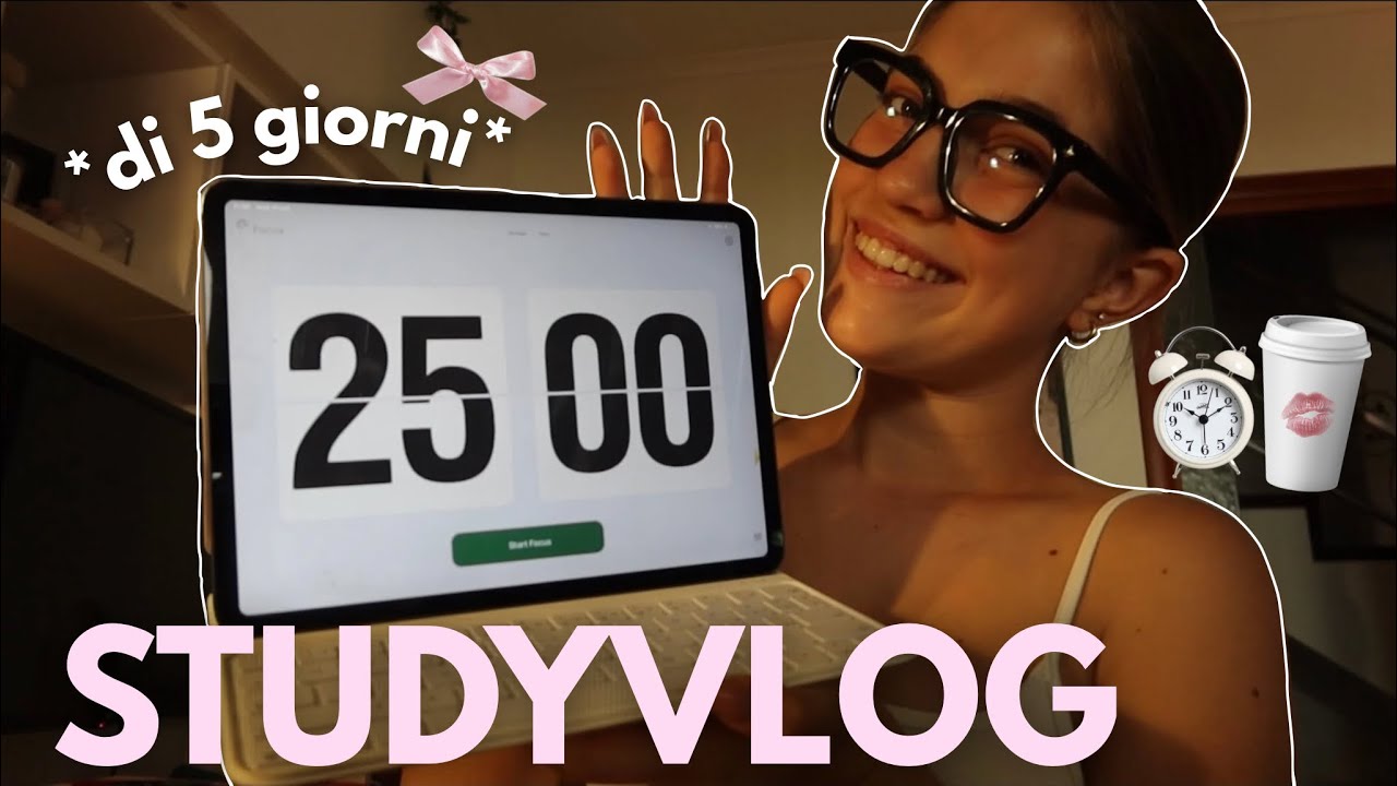 STUDYVLOG📚: 5 giorni con me tra *compiti, lavoro, uscite & ultime giornate di mare* ⭐️💗 || SZ
