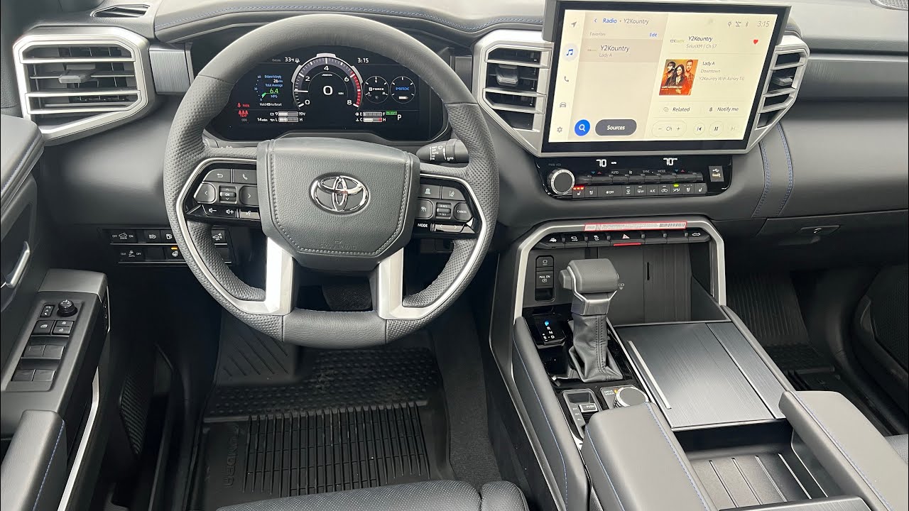 2025 Toyota Tundra Hybrid Platinum Complete Button Tutorial