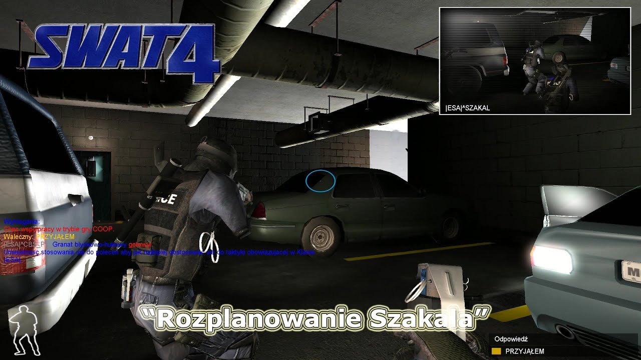 Swat 4 GamePlay Drużynowy - Centrum samochodowe #2 Full HD 1080p - 