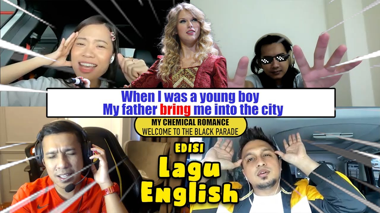 LAWAN KAROK: Sambung Lirik Edisi Lagu ENGLISH!