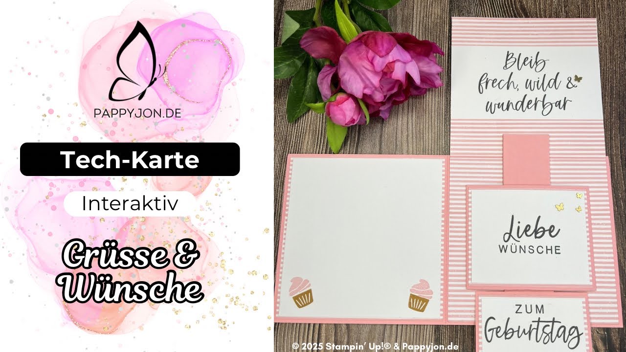 Tech-Karte Grüsse & Wünsche | Kreative Glückwünsche mit Überraschungseffekt | Für Anfänger