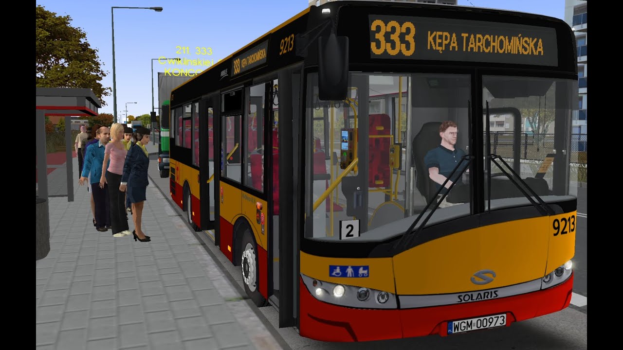 Warszawa Linia 333- Kępa Tarchomińska. OMSI 2