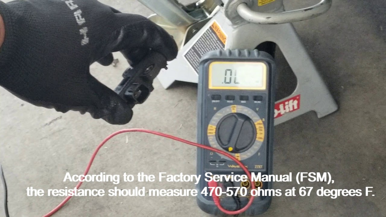 2001 Nissan Maxima Crankshaft Position Sensor Test