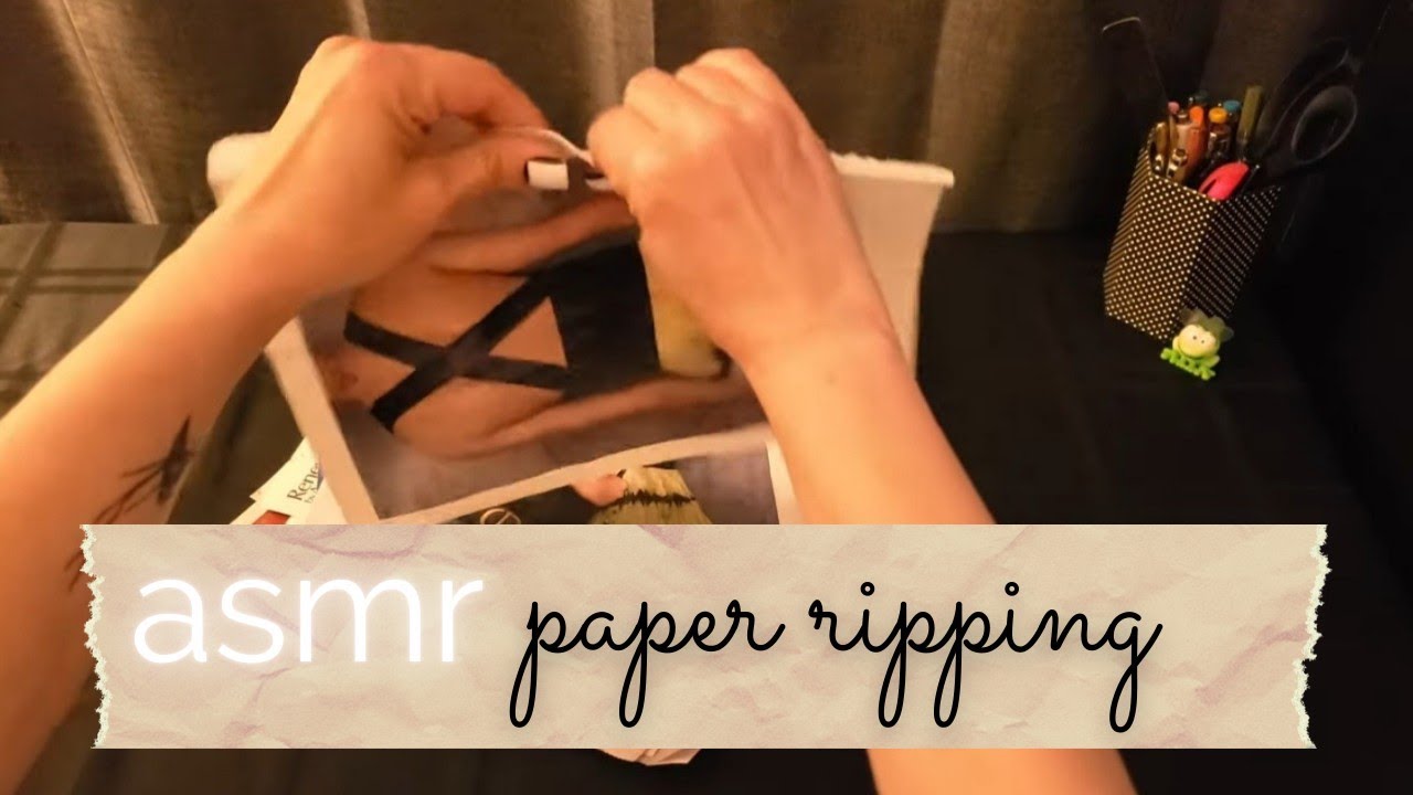 ASMR 📃 Paper Ripping 💤 Sleep and Relaxation 🤫 No Talking