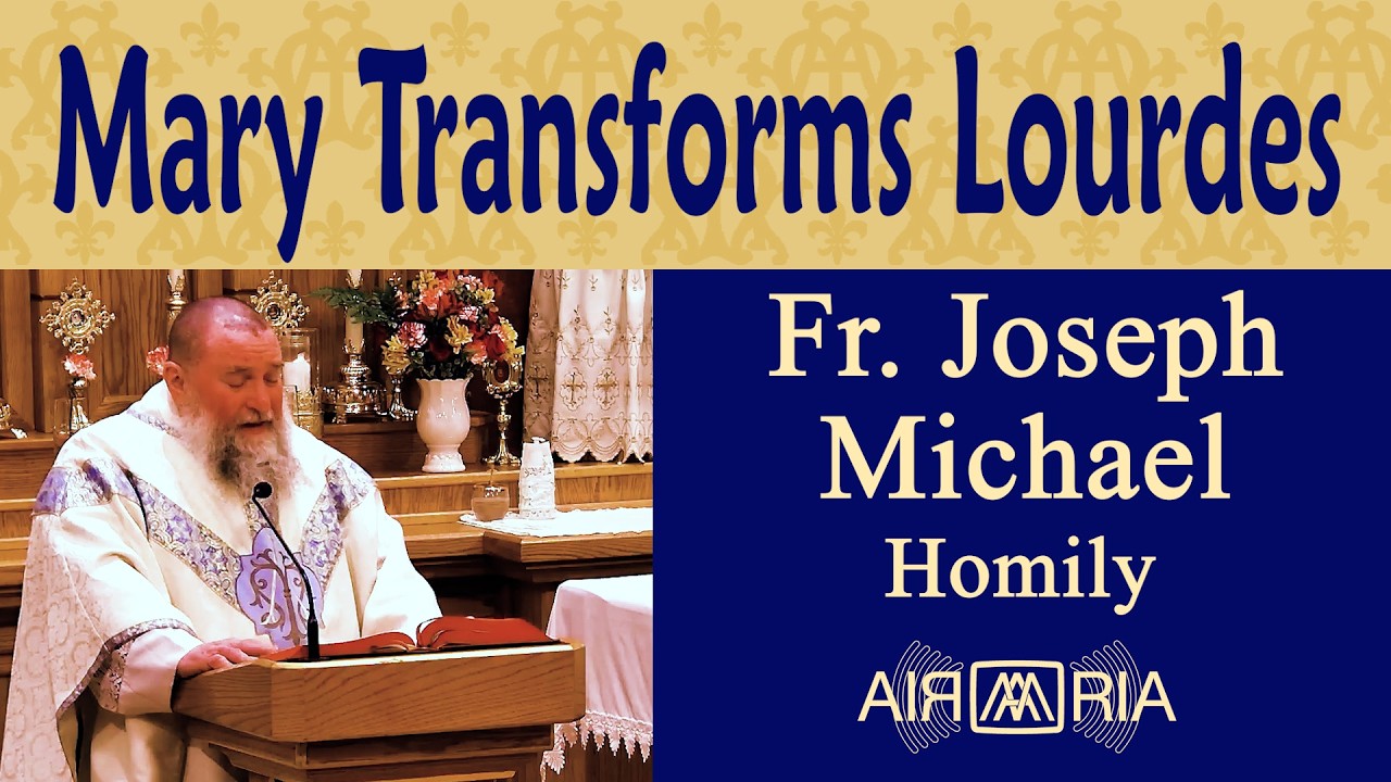Mary Transforms Lourdes and Hearts- Feb 11 - Homily - Fr Joseph Michael