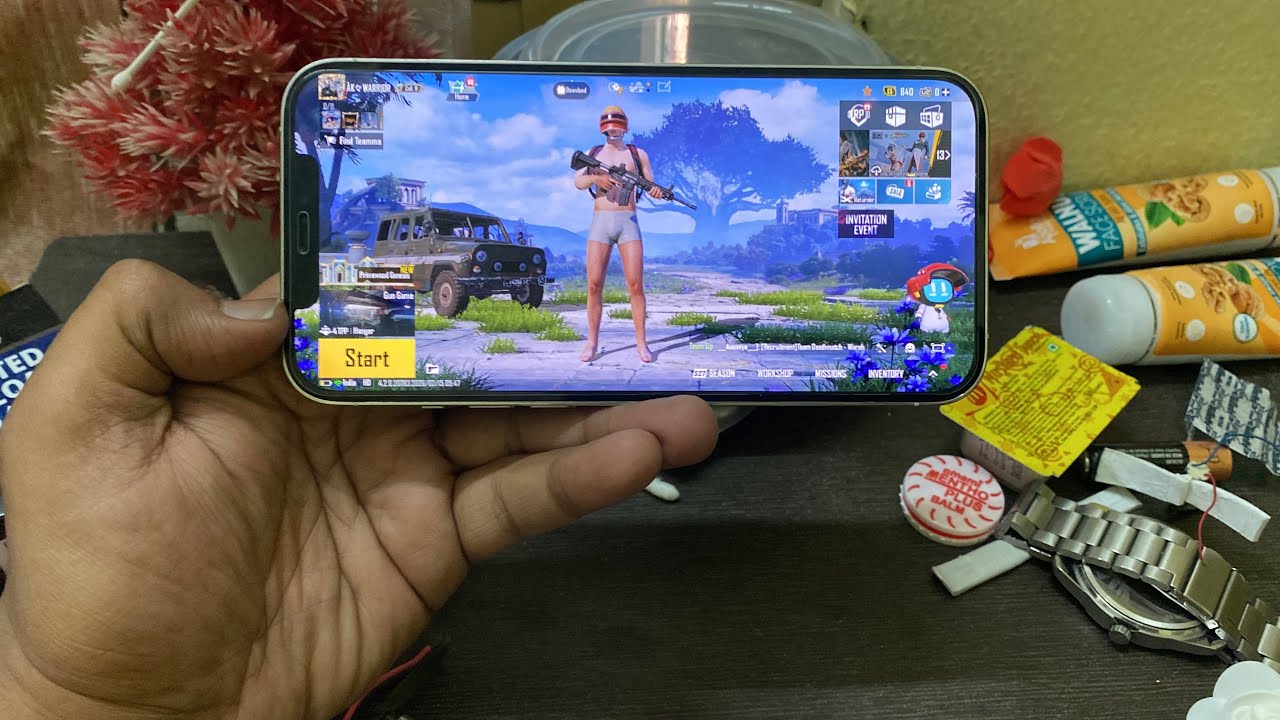 BGMi на iPhone 12 Pro Max