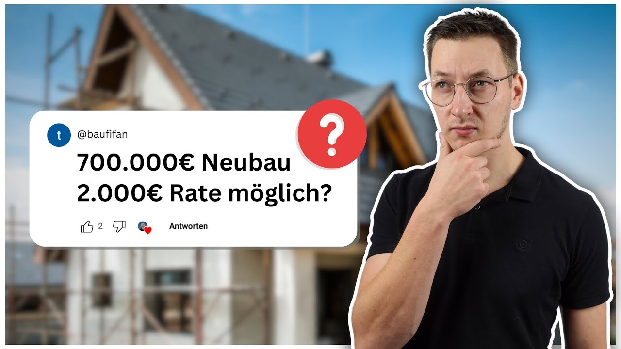 Neubaufinanzierung 2024 Praxisbeispiel (inkl. KFW Förderung)