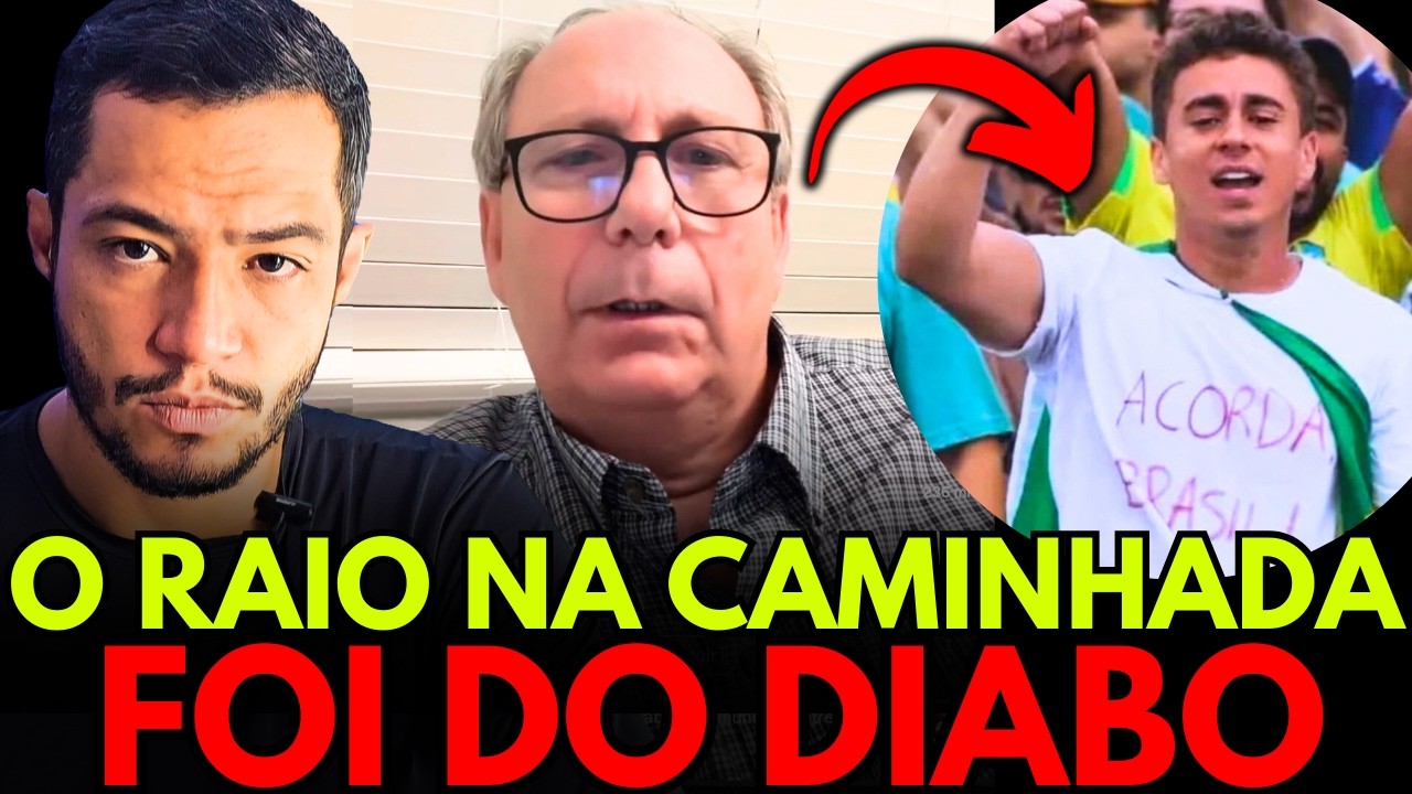 RAIO CAI EM MANIFESTAÇÃO E GERA POLÊMICA APÓS FALA DE LAMARTINE POSELLA | NIKOLAS FERREIRA