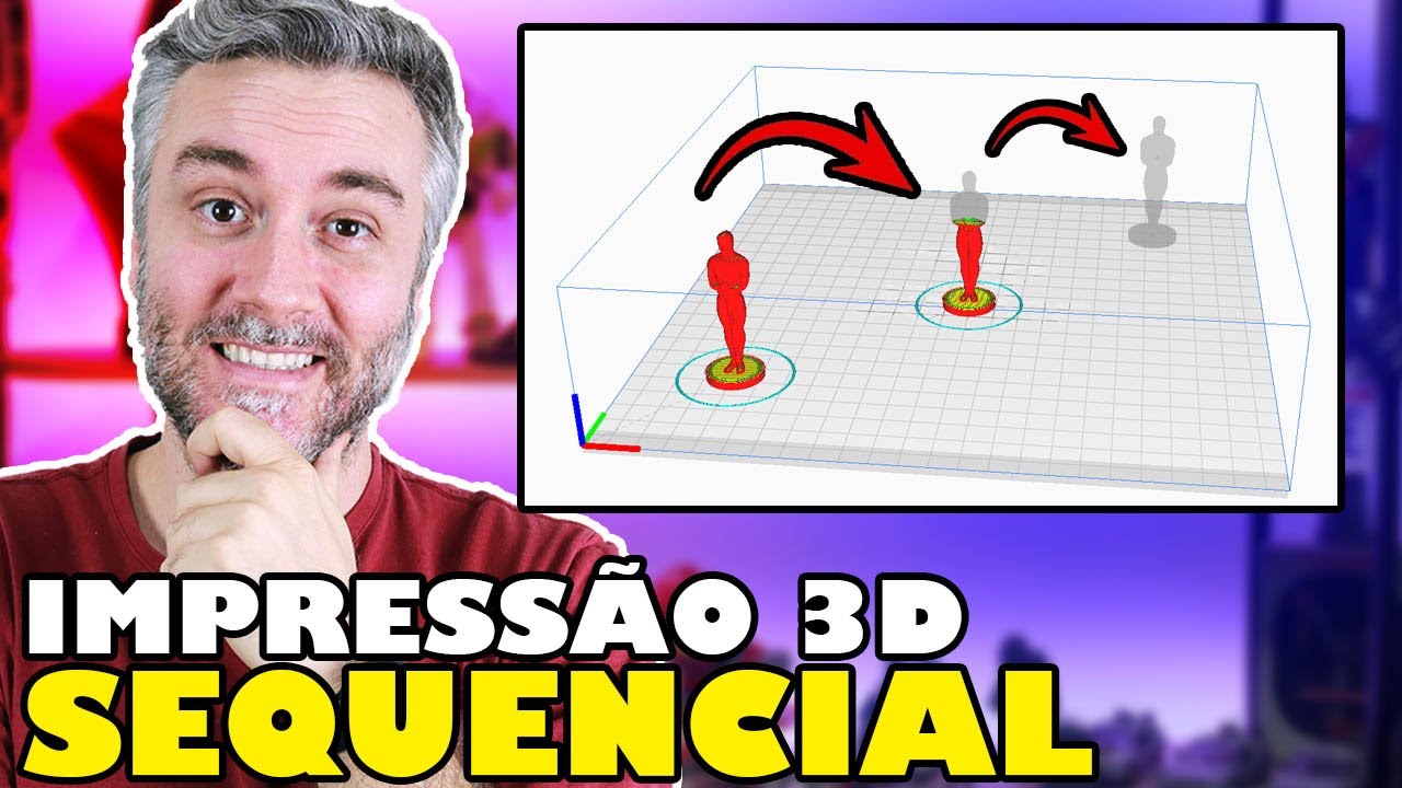 Como IMPRIMIR em 3D de forma SEQUENCIAL usando o FATIADOR CURA na Ender 3