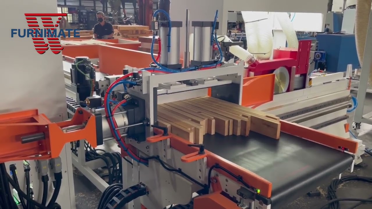 FURNIMATE Finger Jointing line Machine 2023-SAT-660-F+PC/SP / jointing machine for wood フィンガージョインター
