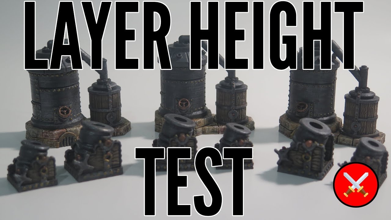 Layer Height Test (& Kickstarter Teaser)