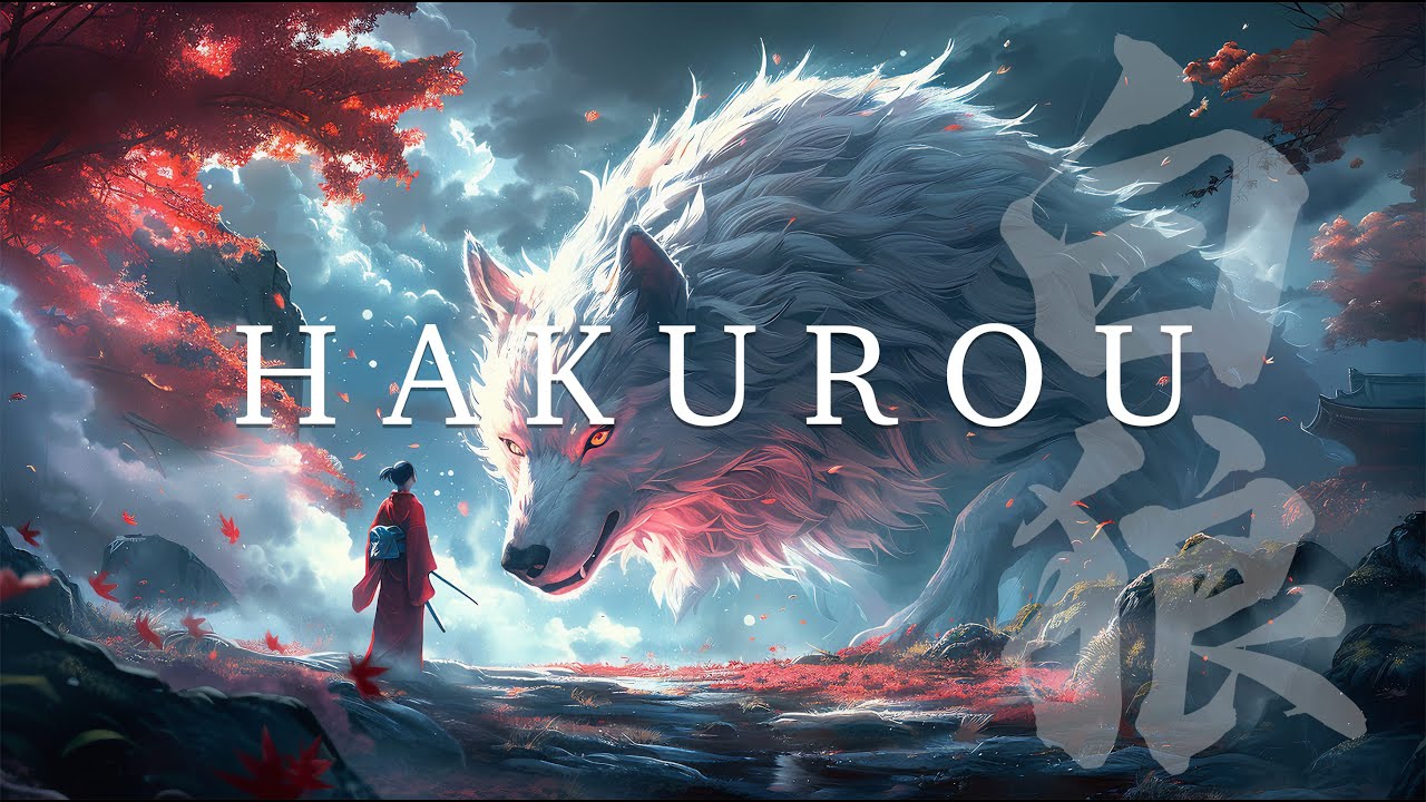 Japanese Upbeat Lofi 🐺 | Beats with Shamisen | Beats of white wolf will make your day【白狼 - Hakurou】