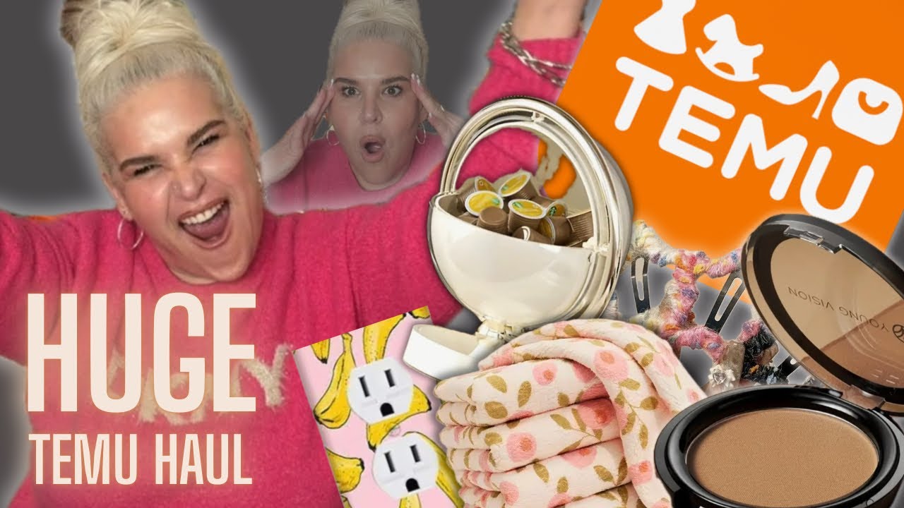 TEMU MADNESS ! HUGE 30+ ITEM HAUL, Jewelry, Makeup, Home & MORE!