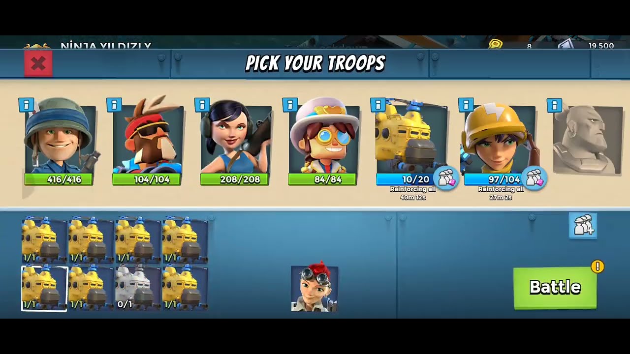 Boom Beach Warships Season 84[ 6 ER. Full Heavy Choppa Attacks]