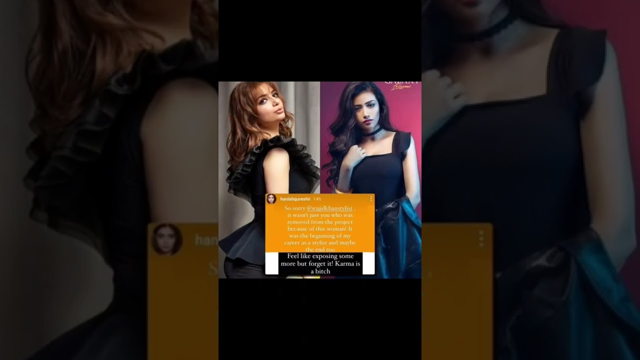 Hanish Qureshi lends support to stylist Wajid Khan while sharing her experience with Sana Javed.